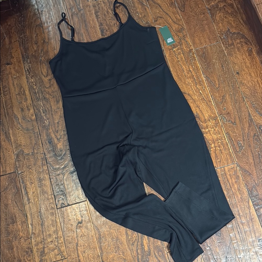 Wild One Black Sleeveless Jumpsuit Sz 4X NWT